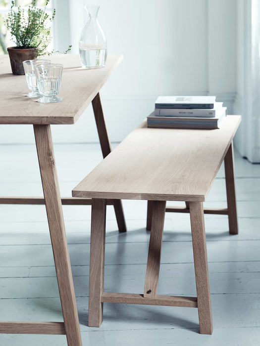 Raw Oak Bench - Large