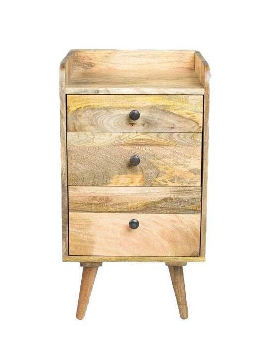 Light Retro Chic 40cm Storage Unit with Handles - In Stock