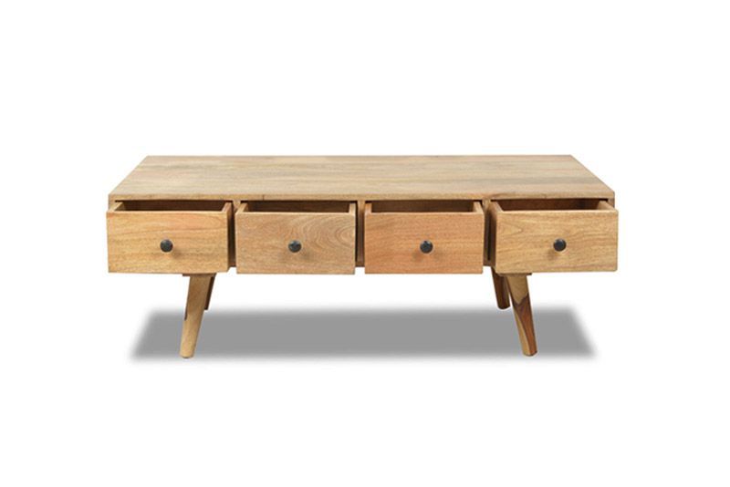 Light Retro Chic 115cm Coffee Table - In Stock