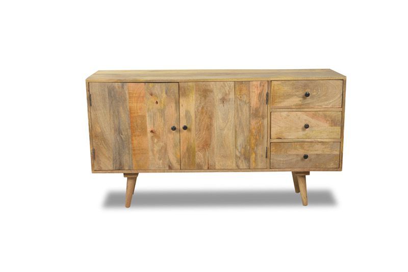 Light Retro Chic 150cm Sideboard - In Stock