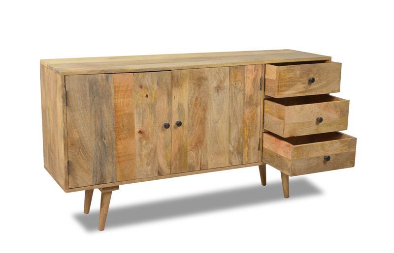 Light Retro Chic 150cm Sideboard - In Stock