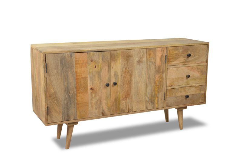 Light Retro Chic 150cm Sideboard - In Stock
