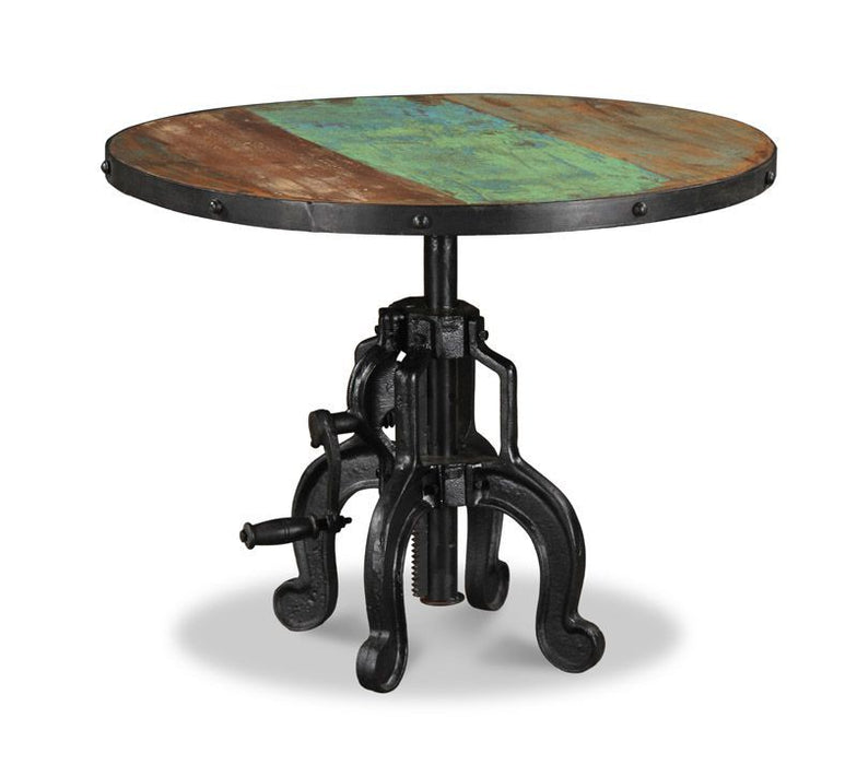 Reclaimed Indian Large Iron Crank Coffee Table - In Stock