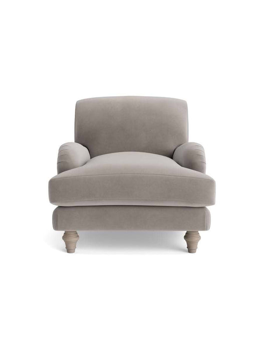 Reine Armchair â€“ Dove Velvet
