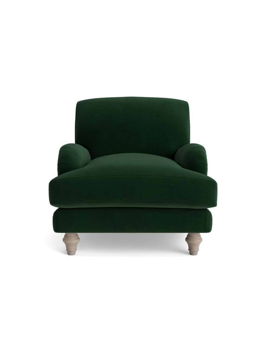 Reine Armchair â€“ Forest Green Velvet