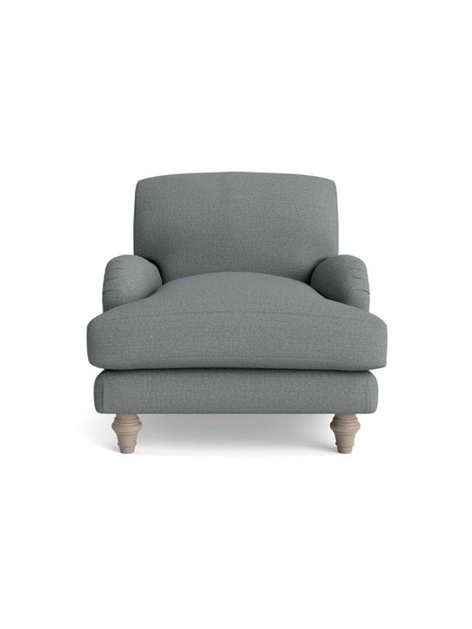 Reine Armchair â€“ Pewter Cotton Linen
