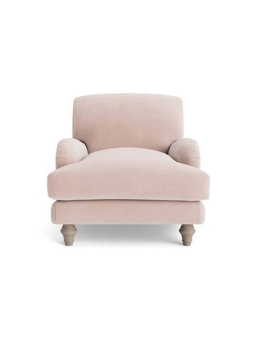 Reine Armchair â€“ Vintage Rose Velvet