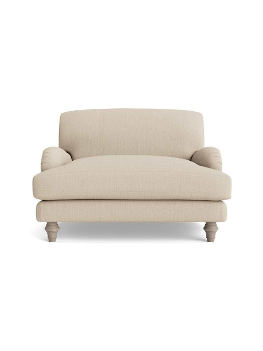 Reine Loveseat â€“ Sand Herringbone