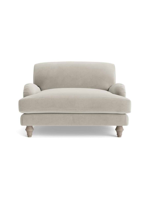 Reine Loveseat - Silver Velvet