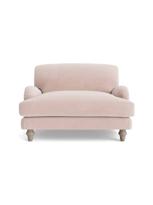 Reine Loveseat Vintage Rose Velvet