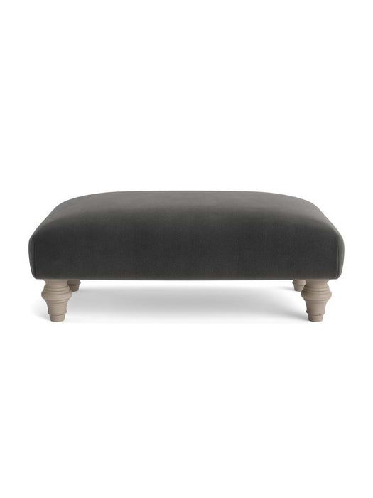 Reine Ottoman â€“ Charcoal Velvet