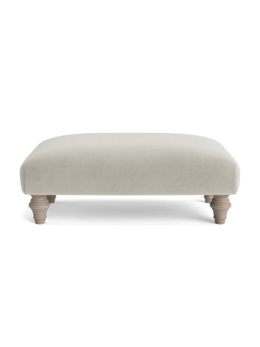 Reine Ottoman - Silver Velvet