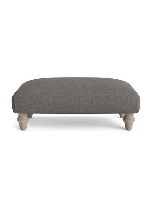 Reine Ottoman â€“ Steel Cotton Linen