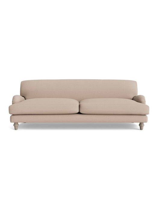 Reine Three Seater Sofa Taupe Cotton linen
