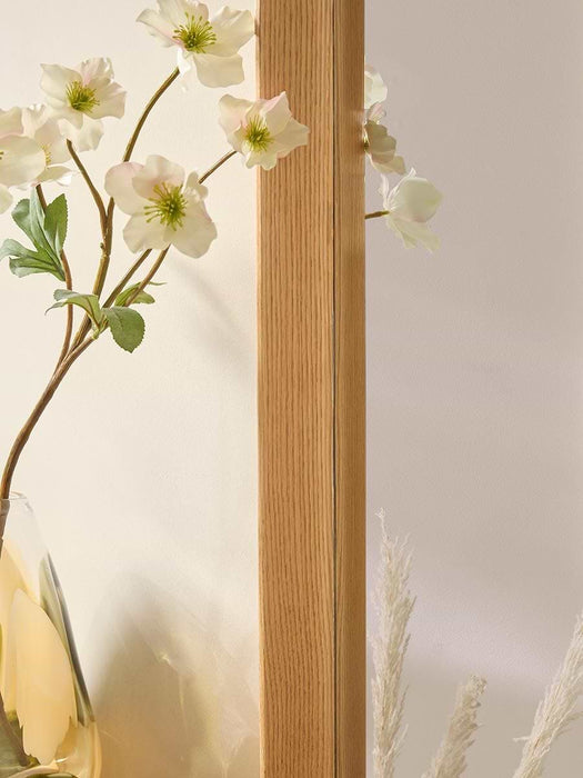 Oak Deep Framed Mirror - Oversized