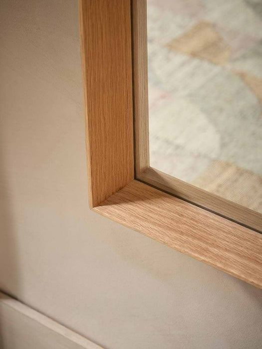 Oak Deep Framed Mirror - Full Length
