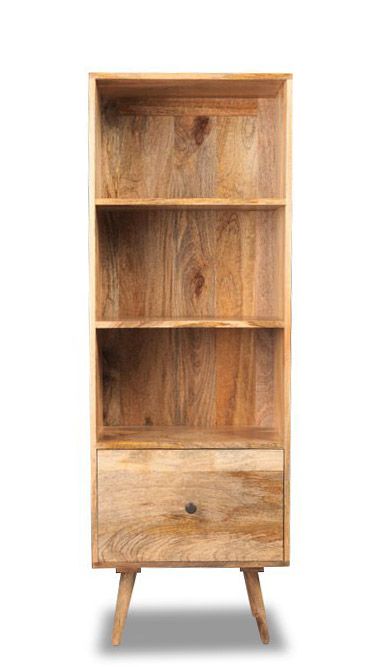 Light Retro Chic 50cm Bookshelf - In Stock