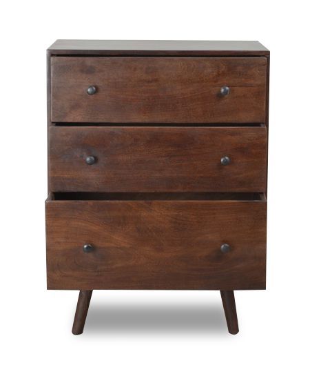 Retro Chic 75cm Chest Of Drawers - In Stock