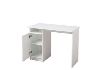 Amos Mann Matt White Computer Desk