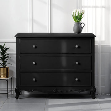 Rochelle Noir 3 Drawer Chest