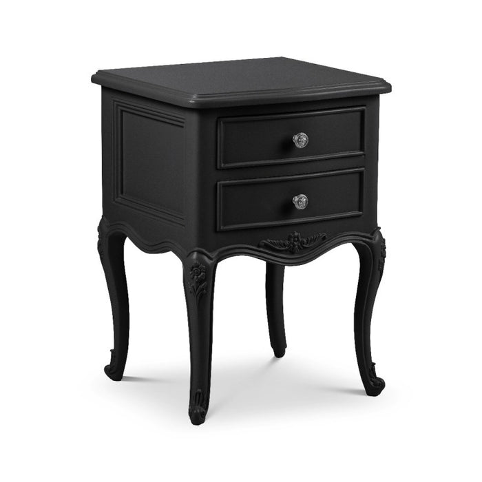Rochelle Noir French Bedside Table