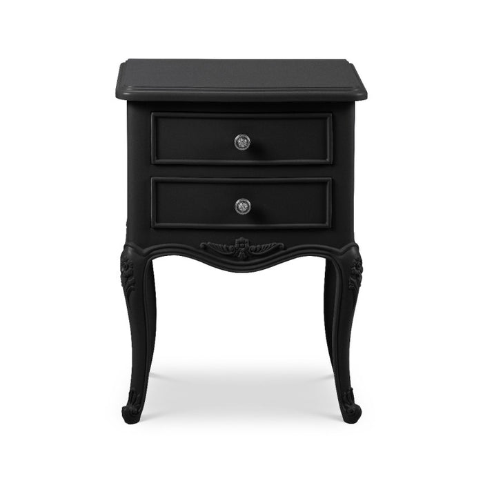 Rochelle Noir French Bedside Table