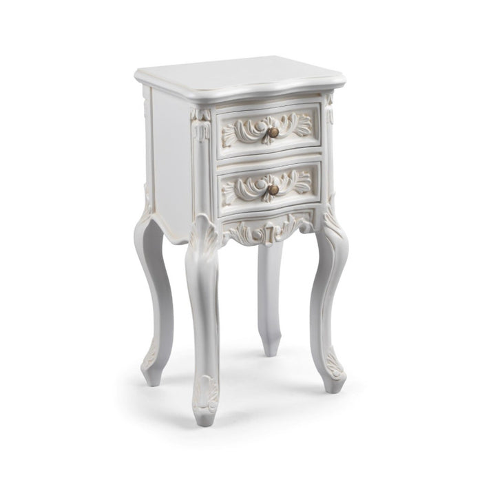 Rococo French White Bedside