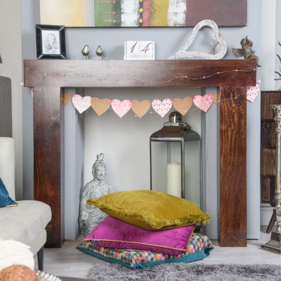Acre & Artisan Mango Wood Fire Surround 1 (131cm)