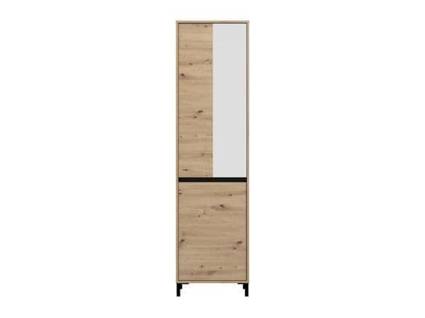 Artisan Oak Effect Slim Narrow Shallow Depth Hallway Wardrobe