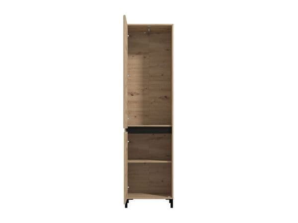 Artisan Oak Effect Slim Narrow Shallow Depth Hallway Wardrobe