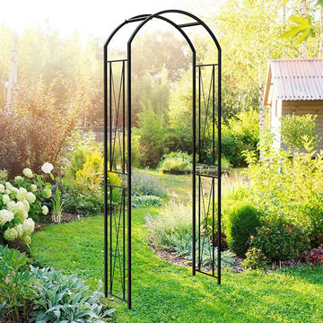 The Bourton Heavy-Gauge Wrought Iron Arch