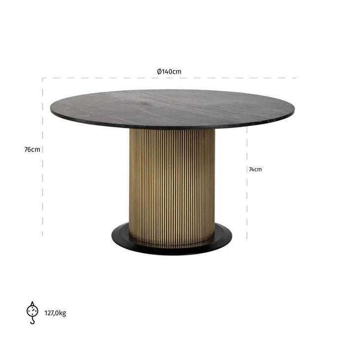 Ironville Round Dining Table