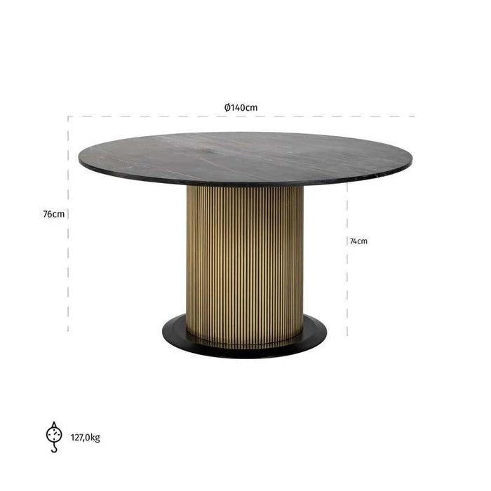 Ironville Round Dining Table