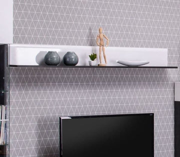 Amos Mann White Wall Shelf