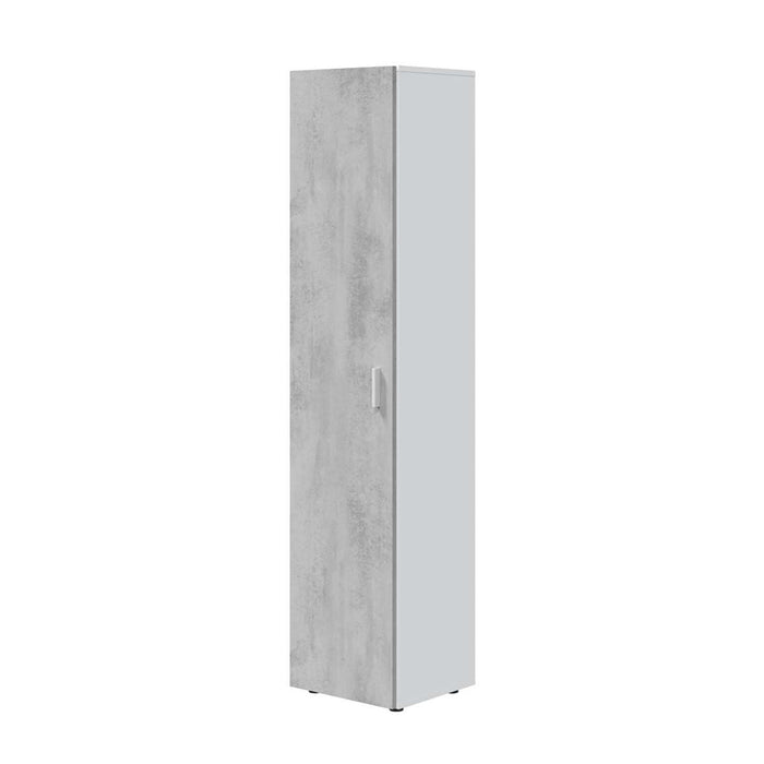 Ruben Narrow Grey White 1 Door Universal Utility Storage Cupboard