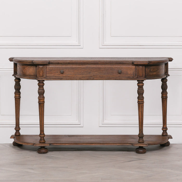 Rustic Wooden Console Table