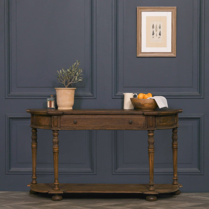 Rustic Wooden Console Table