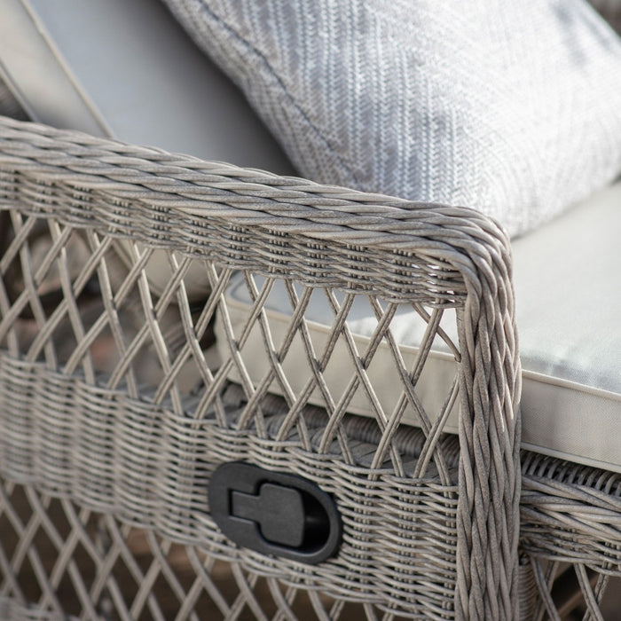 Saint-Tropez Country Style Lounger Stone Grey