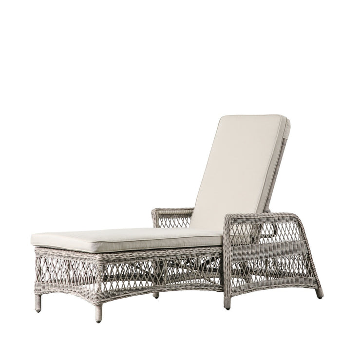 Saint-Tropez Country Style Lounger Stone Grey