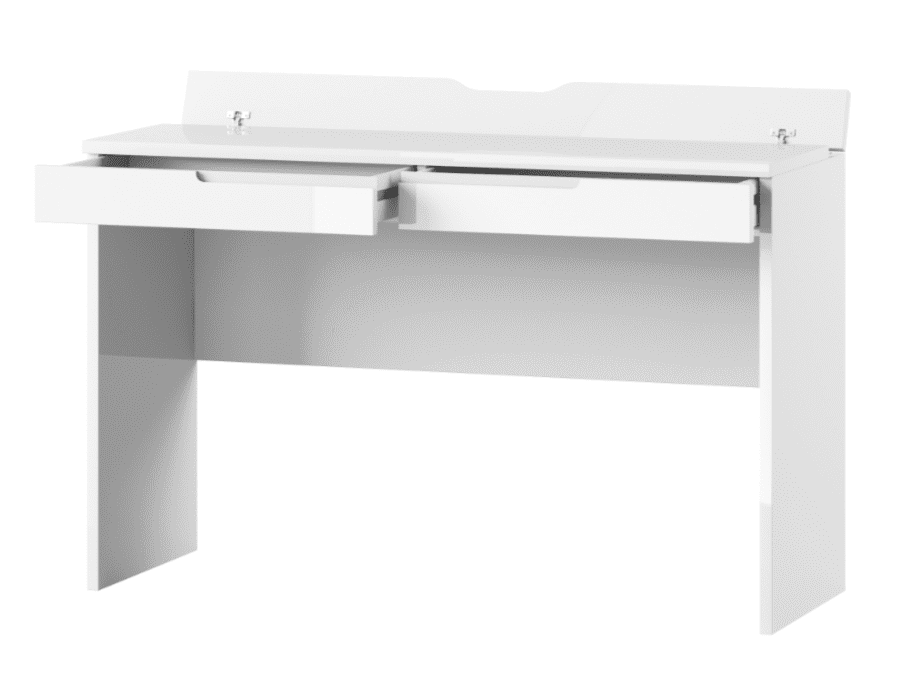 White Gloss 2-Drawer Dressing Table S31