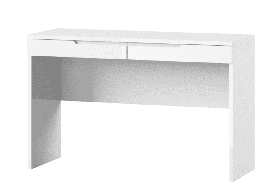 White Gloss 2-Drawer Dressing Table S31