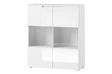 Amos Mann White Gloss Display cabinet S27