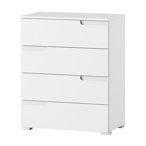 Santino White High Gloss Chest of Drawers S4