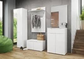White High Gloss Tall Sideboard S19
