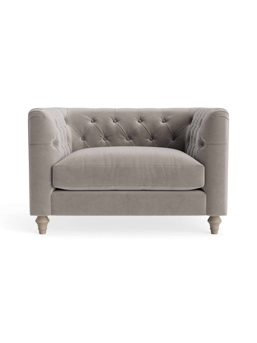Sarnia Love Seat Ã¢â‚¬â€œ Dove Velvet