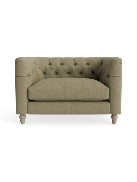 Sarnia Love Seat Fern Herringbone