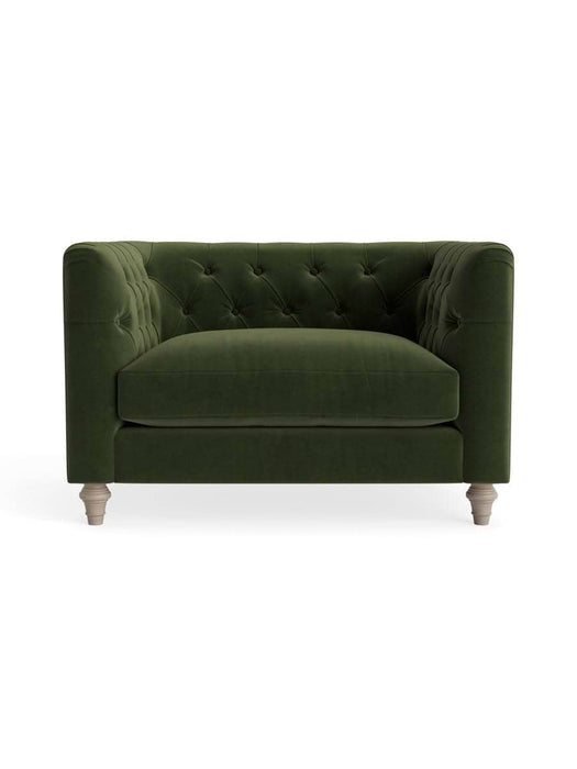 Sarnia Love Seat Ã¢â‚¬â€œ Juniper Velvet