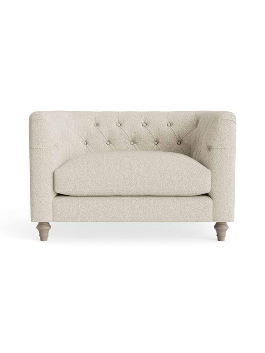 Sarnia Love Seat Ã¢â‚¬â€œ Natural Boucle