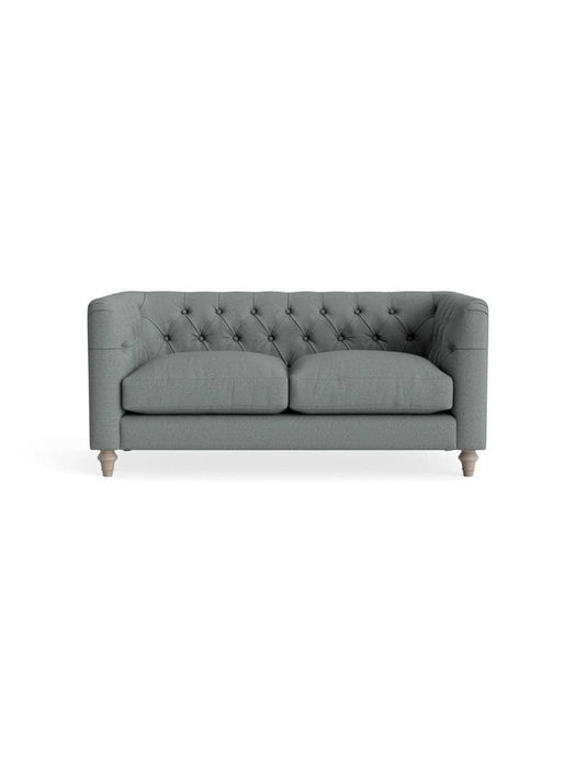 Sarnia Two Seater Sofa â€“ Pewter Cotton Linen
