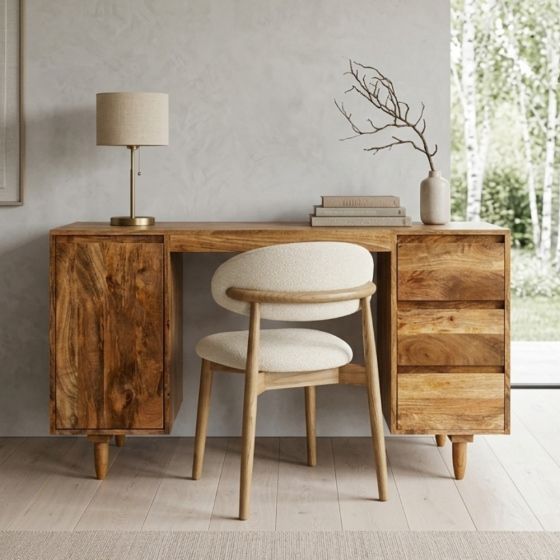 Acre & Artisan Scandi Mango Desk (126cm)